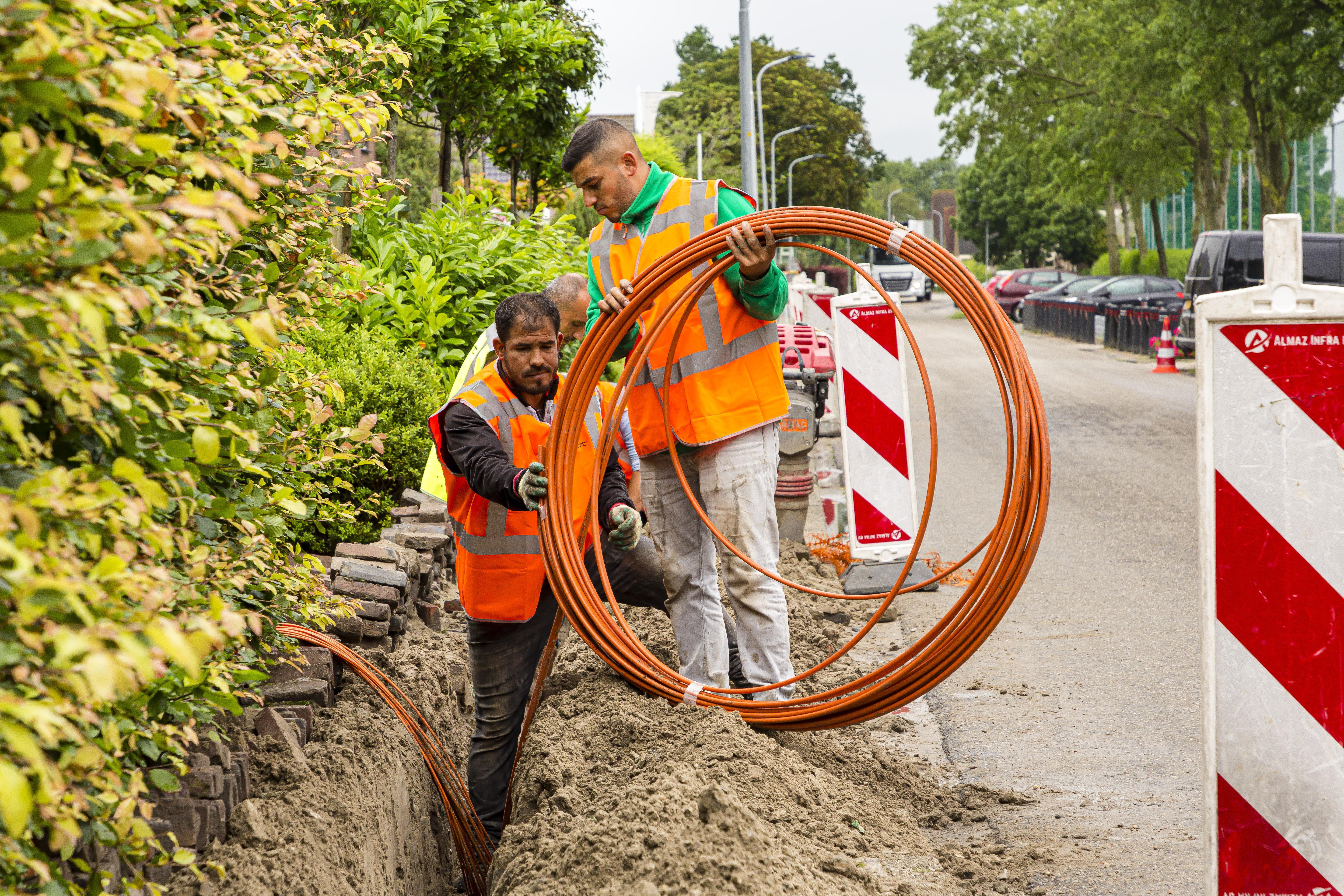 Glasvezel voor snel internet in meeste dorpen Hollands Kroon. Zonder dat bewoners zich vooraf hoeven